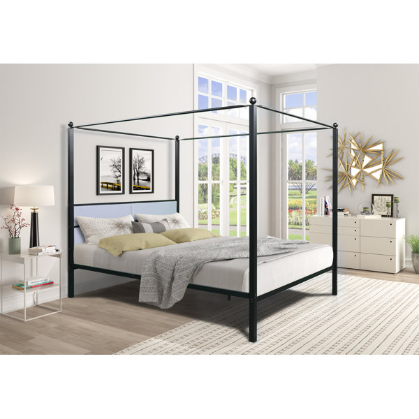Mercer41 Bowne Queen Four Poster Bed Wayfair.ca